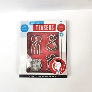 BRAIN TEASERS 4 PACK *New*
